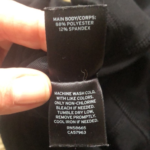 Zella Black Workout Athletic Leggings Medium - Picture 5 of 6